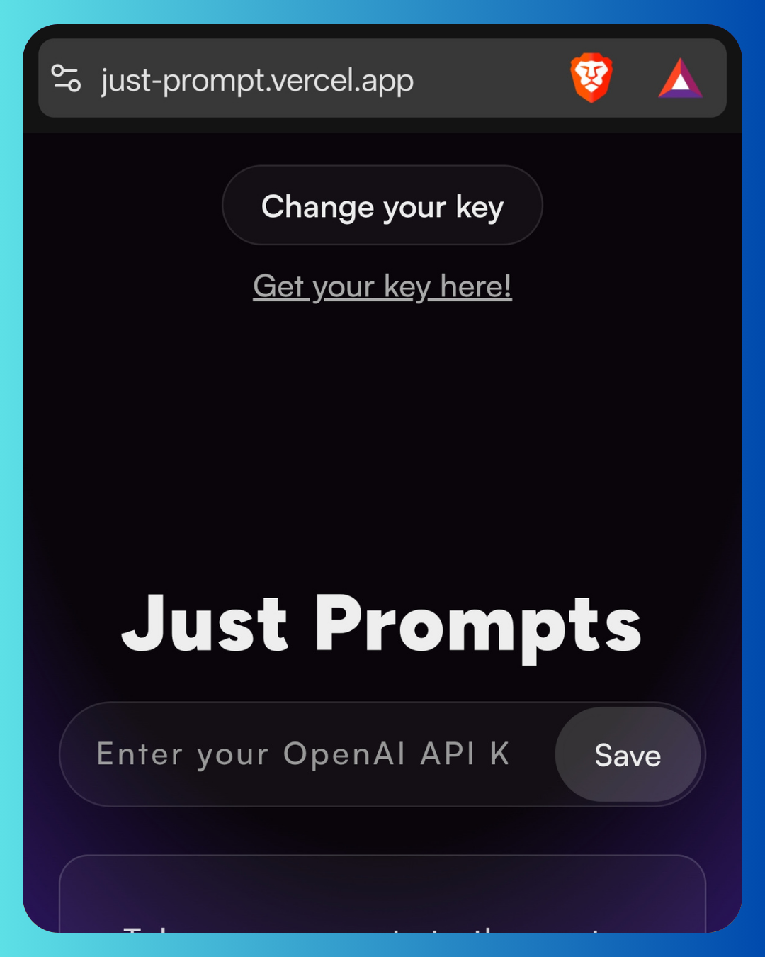 Just Prompts